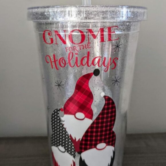 Gnome For The Holidays 16oz Tumbler NEW - Picture 1 of 4